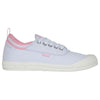 Dunlop Volleys Womens International Low Canvas Casual Shoes Lace White Pink