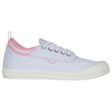 Dunlop Volleys Womens International Low Canvas Casual Shoes Lace White Pink