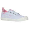 Dunlop Volleys Womens International Low Canvas Casual Shoes Lace White Pink
