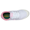 Dunlop Volleys Womens International Low Canvas Casual Shoes Lace White Pink