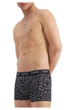 Mens Bonds Guyfront Trunks Underwear Grey Leopard Print