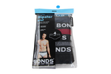4 Pairs X Bonds Mens Hipster Briefs Multicoloured With Black Band As1