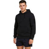 2 x Mens Hard Yakka Brushed Fleece Hoodie Jumper Black Y19326