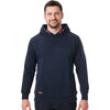 Mens Hard Yakka Brushed Fleece Hoodie Jumper Navy Y19326