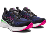 Womens Asics Gel-Cumulus 25 Black/Pink Rave Athletic Running Shoes