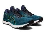 Mens Asics Gel-Nimbus 24 Velvet Pine/New Leaf Athletic Running Shoes