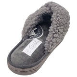 Grosby Womens Invisible Curlycross Comfortable Home Slippers Grey