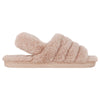 Grosby Womens Invisible Puffscuff Comfortable Home Slippers Blush