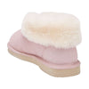 Grosby Womens Ugg Short Boots Suede Sheepskin Princess Pink Slippers