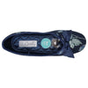 Grosby Womens Vera Comfortable Printed Slippers Navy