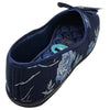 Grosby Womens Vera Comfortable Printed Slippers Navy