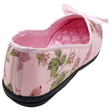 Grosby Womens Vera Comfortable Printed Slippers Pale Pink