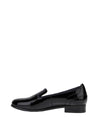 Hush Puppies Womens The Albert Flats Black Patent Work Office Shoes
