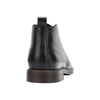 Hush Puppies Harbour Boots Mens Lace Up Shoes Leather Black Burnish