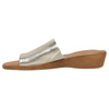 Hush Puppies Womens Coco Slip On Leather Champagne Sandals