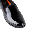 Hush Puppies Womens The Albert Flats Black Patent Work Office Shoes