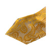 Mens Yellow Paisley Patterned Neck Tie