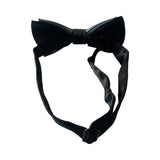 Boys Grey Two Tone Layer Bow Tie