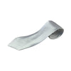 Mens White 8cm Plain Neck Tie