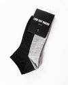 1 x Mens Black & Grey Low Cut Socks