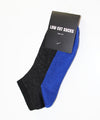 1 x Mens Black & Blue Low Cut Socks