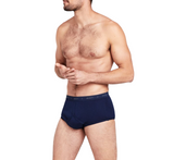 2 x Jockey Navy Y-Front Mens Underwear Briefs