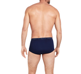 2 Pairs X Jockey Navy Y-Front Mens Underwear Briefs