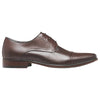 Julius Marlow Mens Knock Mocha Formal Dress Casual Leather Lace Up Shoes