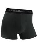 9 x Mens Kinggee Bamboo Trunks Underwear Charcoal K19005