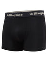 9 x Mens Kinggee Bamboo Trunks Underwear Black K19005