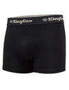 6 x Mens Kinggee Bamboo Trunks Underwear Black K19005