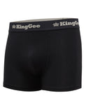 12 X Mens Kinggee Bamboo Trunks Underwear Black K19005