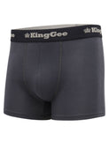 3 x Mens Kinggee Bamboo Trunks Underwear Charcoal K19005