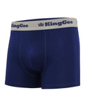 12 X Mens Kinggee Bamboo Trunks Underwear Navy K19005