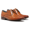 Mens Julius Marlow Keen Formal Dress Work Cognac Leather Lace Up Shoes