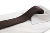 Mens Dark Brown Knitted Neck Tie