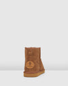 Mens Hush Puppies Lorry Slippers Warm Winter Slip On Chestnut Suede Shoes