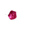 Womens Hot Pink Rose Flower Suit Blazer Jacket Lapel Pin