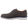 Mens Batsanis Colter Dark Grey Nubuck Lace Up Work Formal Shoes