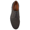 Mens Batsanis Colter Dark Grey Nubuck Lace Up Work Formal Shoes