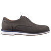 Mens Batsanis Colter Dark Grey Nubuck Lace Up Work Formal Shoes
