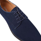 Mens Batsanis Colter Navy Nubuck Lace Up Work Formal Shoes