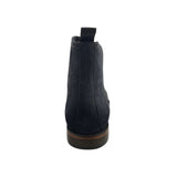 Mens Batsanis Jason Grey Suede Slip On Work Formal Boots