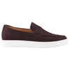 Mens Batsanis Magno Brown Nubuck Slip On Work Formal Shoes