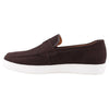 Mens Batsanis Magno Brown Nubuck Slip On Work Formal Shoes
