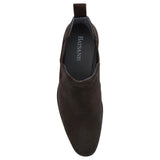 Mens Batsanis Jason Grey Suede Slip On Work Formal Boots