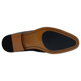 Mens Batsanis Jason Grey Suede Slip On Work Formal Boots