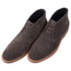 Mens Batsanis Maison Grey Suede Lace Up Work Formal Boots