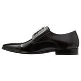 Mens Batsanis Steven Black Leather Lace Up Work Formal Shoes