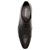 Mens Batsanis Steven Black Leather Lace Up Work Formal Shoes